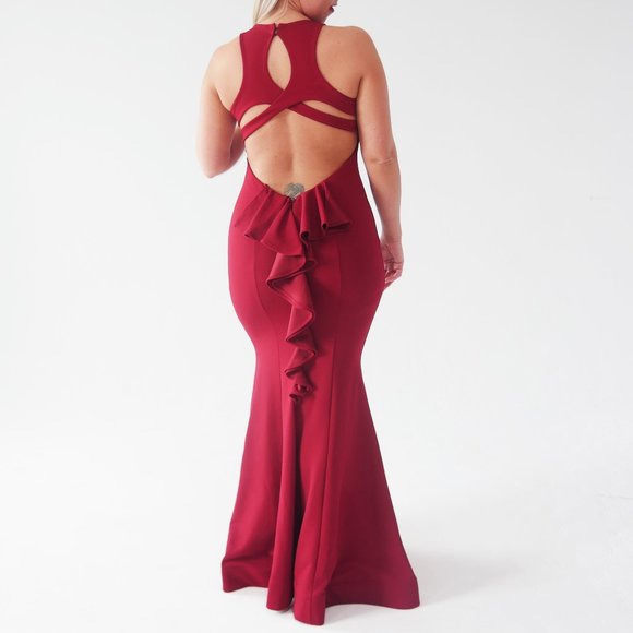 NEW Sequin Hearts – Scuba Ruffle Cross Back - Picture 3 of 3